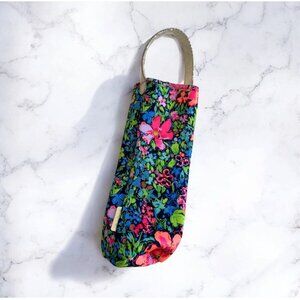 LILLY PULITZER Floral Wine Bottle Tote Bag NEW NWOT